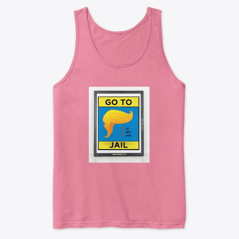 Trump  Tank top | Go to Jail - Pink color
