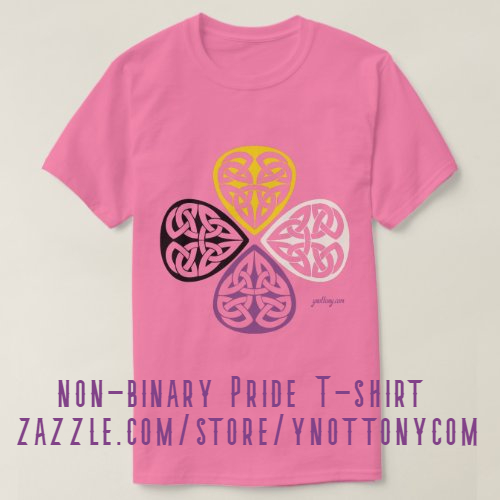 Pride T-shirt | Non-binary in Pink