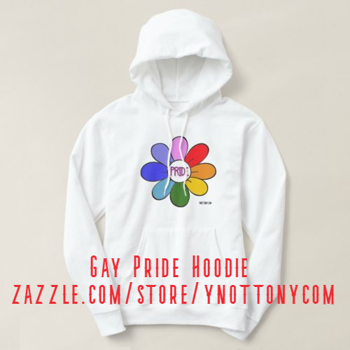 Pride Hoodies | Gay Pride Hoodies in White