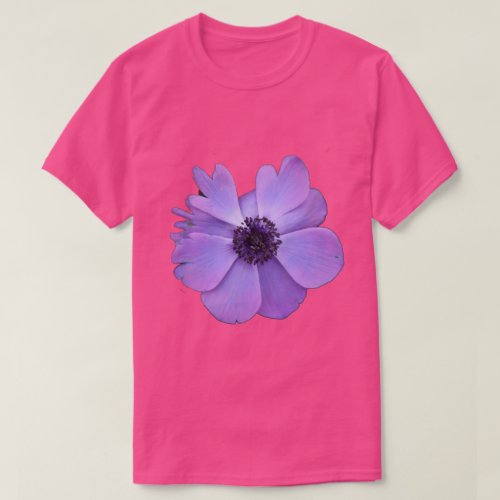 Flower T-shirts } Anemone in Pink