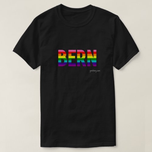 Bern Pride Rainbow Flag T-shirt