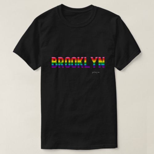 Brooklyn Pride Rainbow Flag T-shirt
