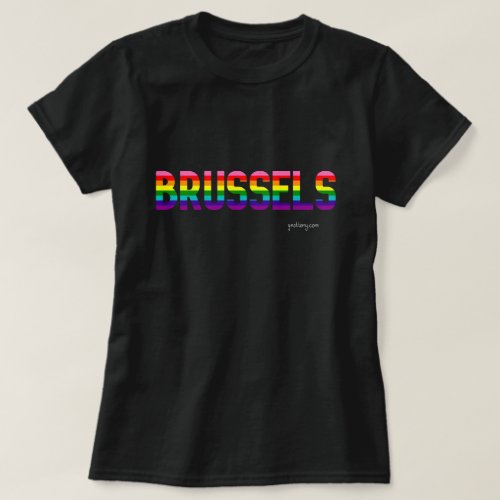 Brussels Pride Rainbow Flag T-shirt