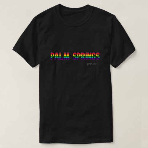 Palm Springs Pride Rainbow Flag T-shirt