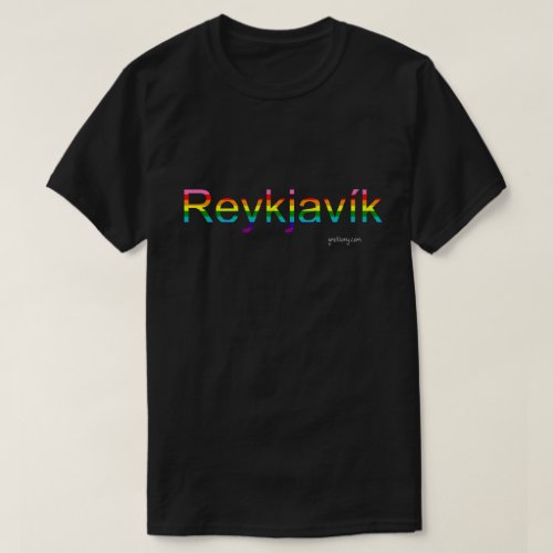 Reykjavík Pride Rainbow Flag T-shirt